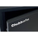 Chubb badge on a Chubbsafes HomeSafe S2 30P, 70E Digital Lock Safe