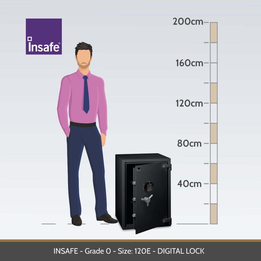 Insafe, Britannia Eurograde 0 Safe – Size: 120E – DIGITAL LOCK