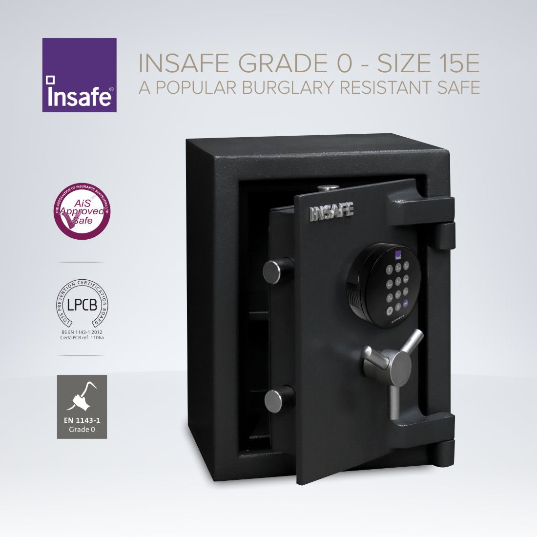 Insafe, Britannia Eurograde 0 Safe – Size: 15E – DIGITAL LOCK