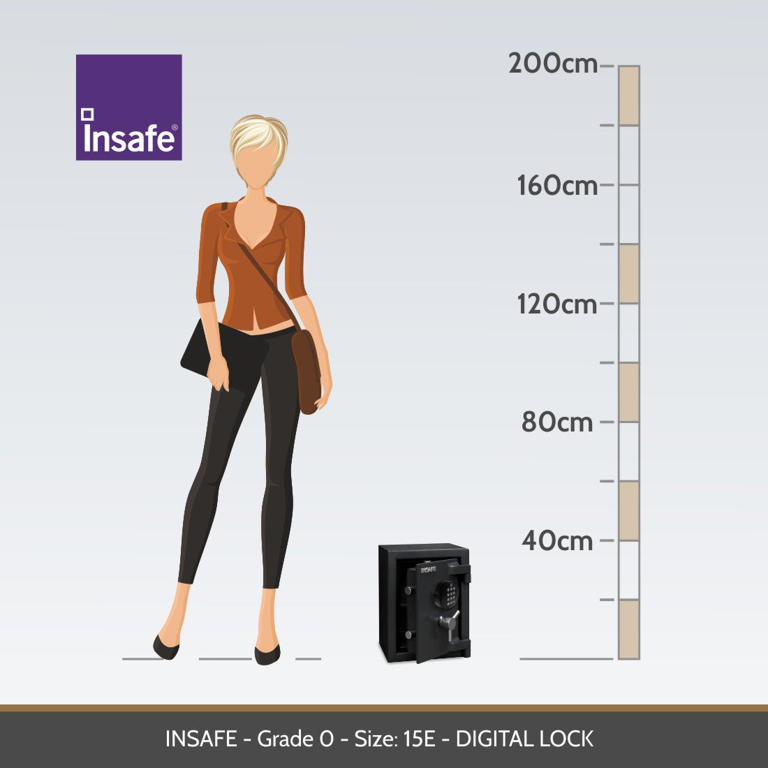 Insafe, Britannia Eurograde 0 Safe – Size: 15E – DIGITAL LOCK