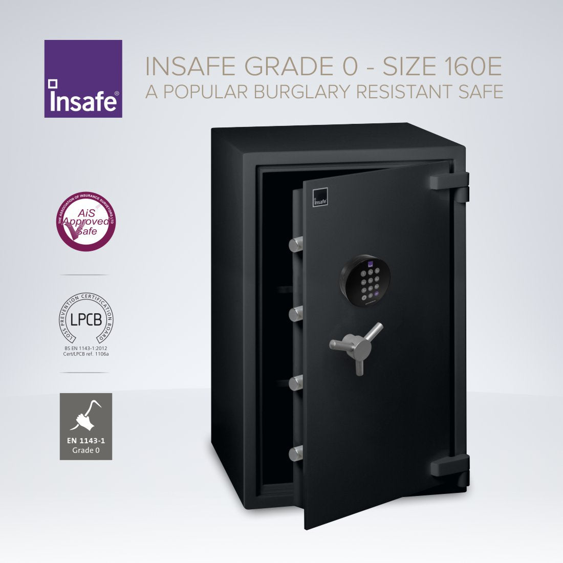 Insafe, Britannia Eurograde 0 Safe – Size: 160E – DIGITAL LOCK