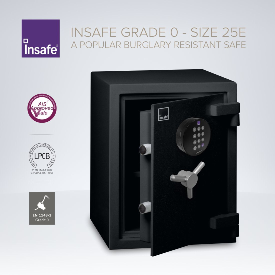 Insafe, Britannia Eurograde 0 Safe – Size: 25E – DIGITAL LOCK