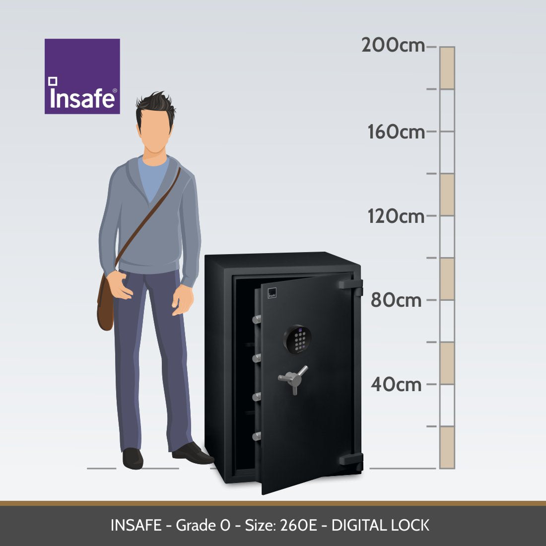 Insafe, Britannia Eurograde 0 Safe – Size: 260E – DIGITAL LOCK