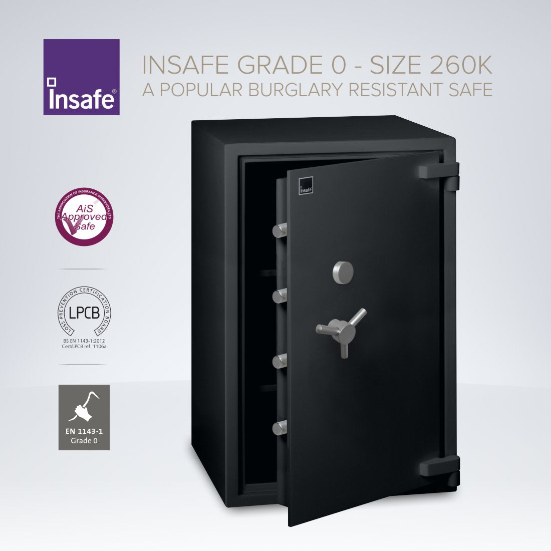 Insafe, Britannia Eurograde 0 Safe – Size: 260K – KEY LOCK