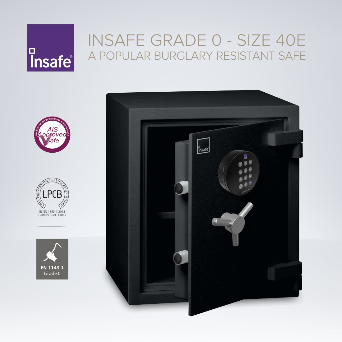 Insafe, Britannia Eurograde 0 Safe – Size: 40E – DIGITAL LOCK