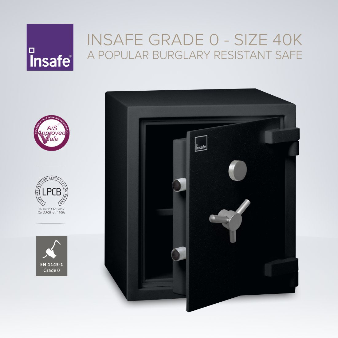 Insafe, Britannia Eurograde 0 Safe – Size: 40K – KEY LOCK