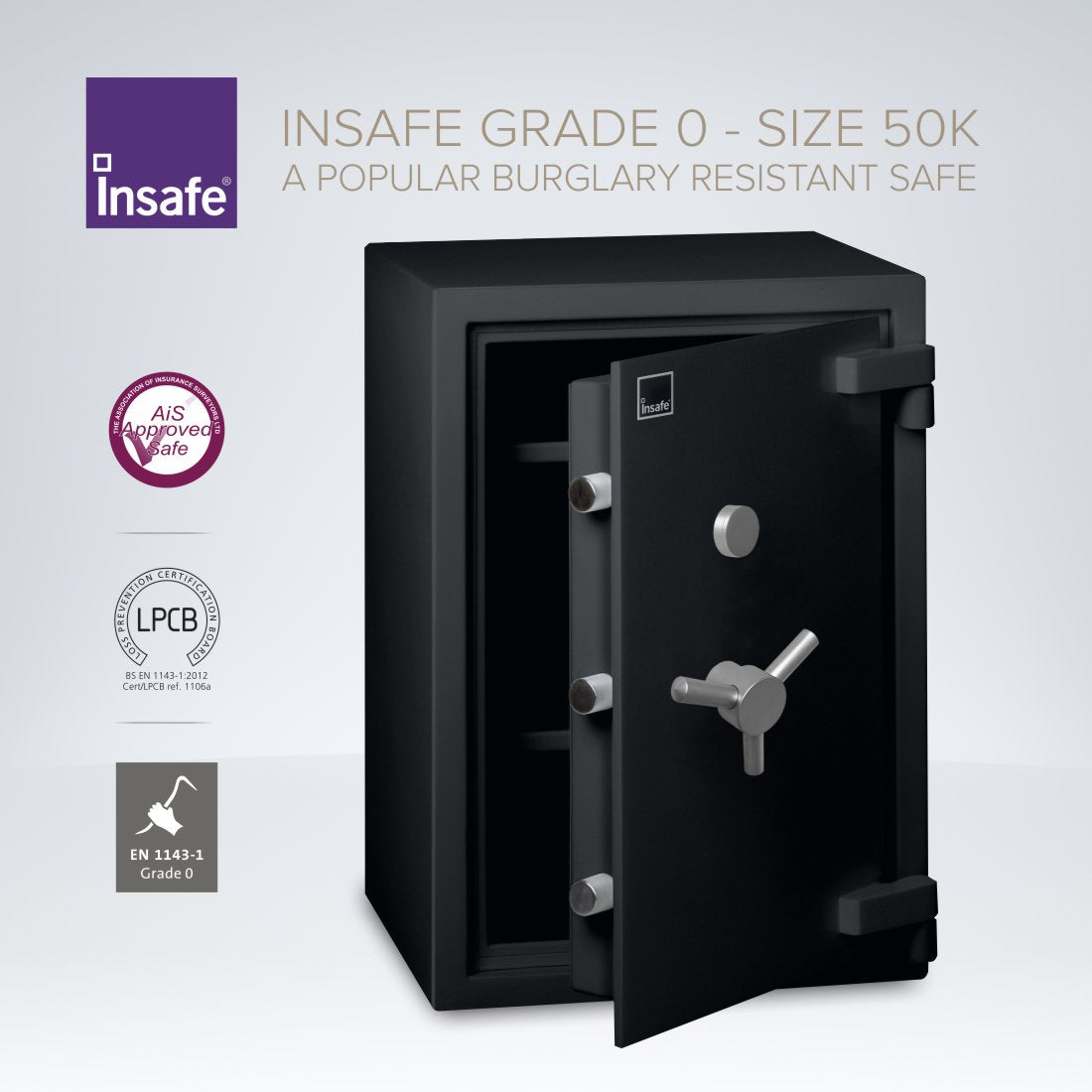 Insafe, Britannia Eurograde 0 Safe – Size: 50K – KEY LOCK