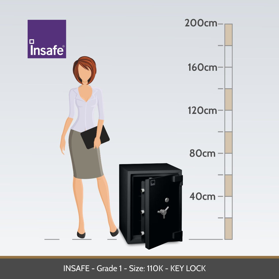 Insafe Grade 1 110K representative size diagram