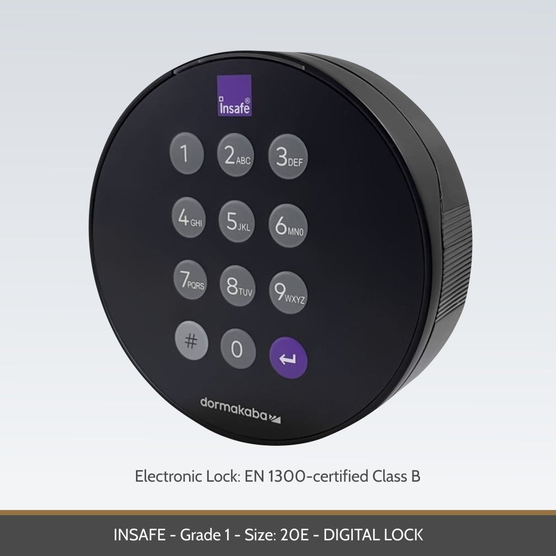 Insafe, Britannia Eurograde 1 Safe – Size: 20E – ELECTRONIC LOCK