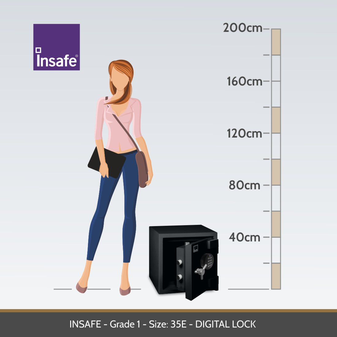 Insafe Grade 1 35E representative size diagram