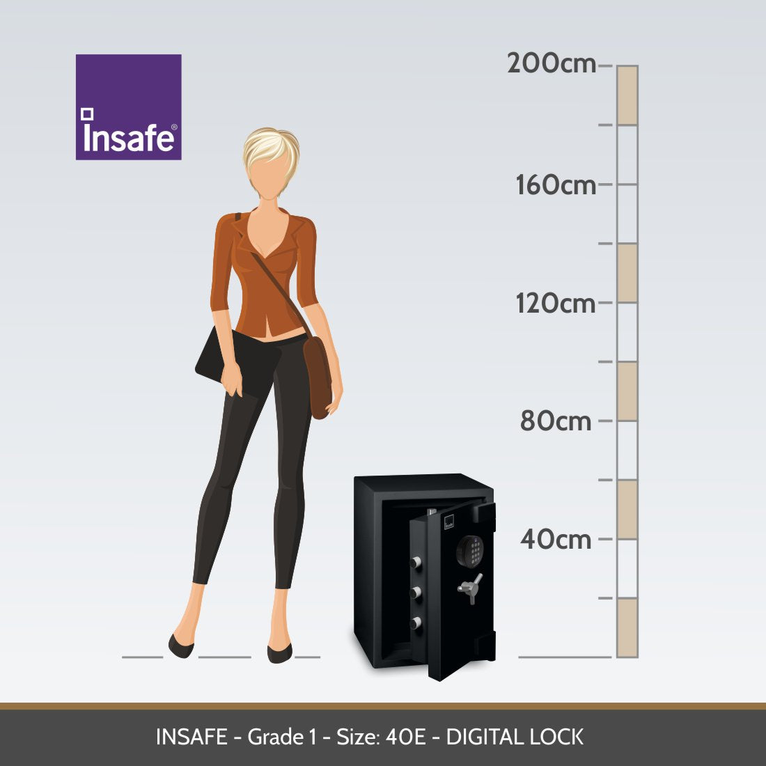 Insafe Grade 1 40E representative size diagram