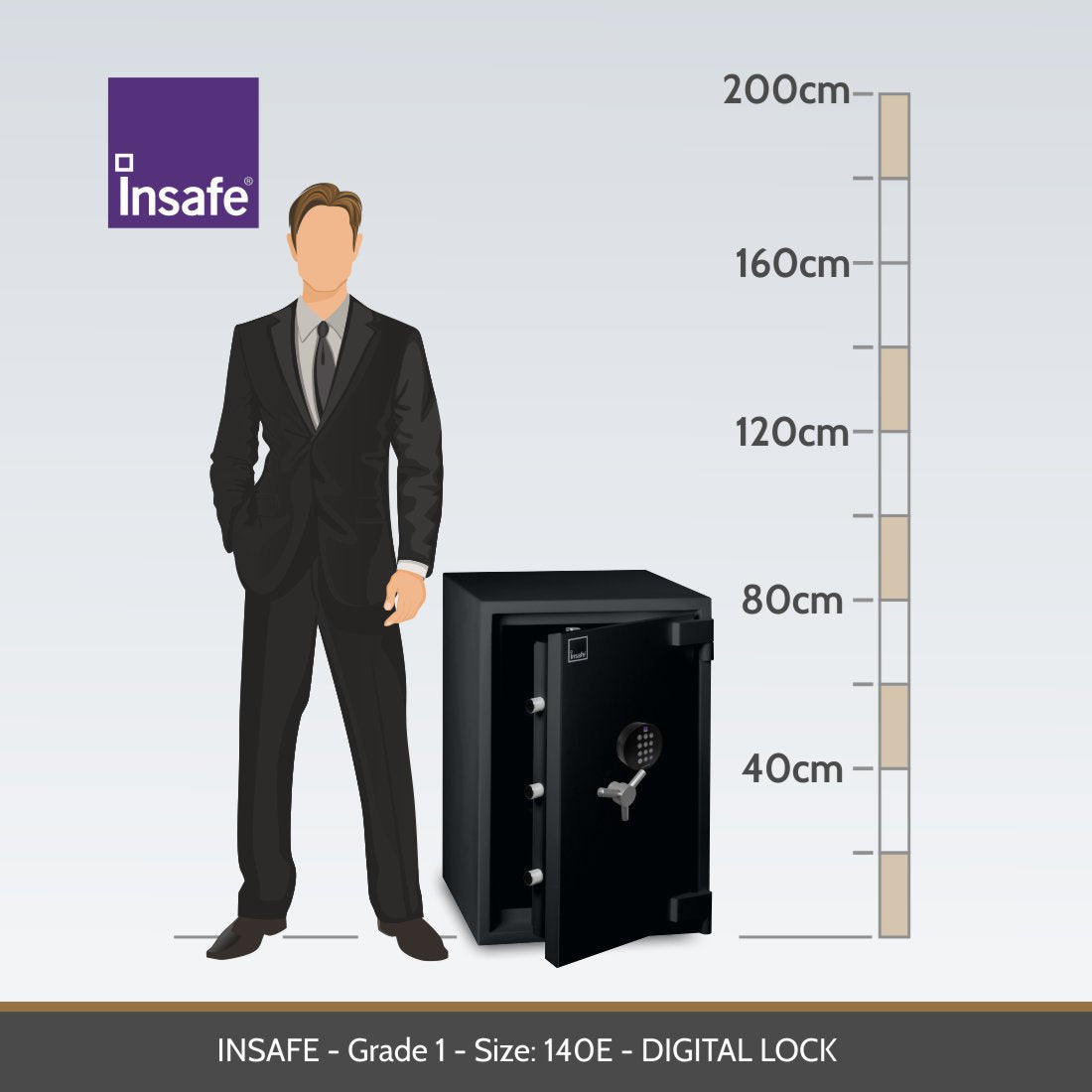 Insafe Grade 1 140 representative size diagram