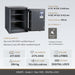 Insafe Grade 2 110E safe image and specifications table