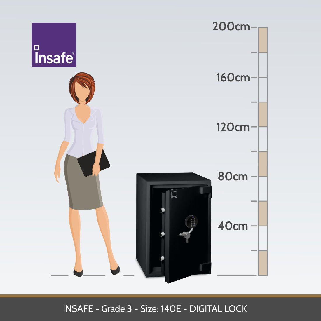 Insafe Grade 3 140E representative size diagram