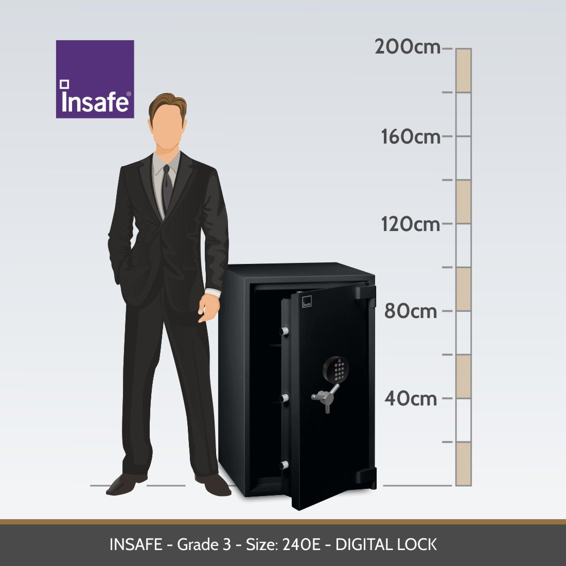 Insafe Grade 3 240E  representative size diagram