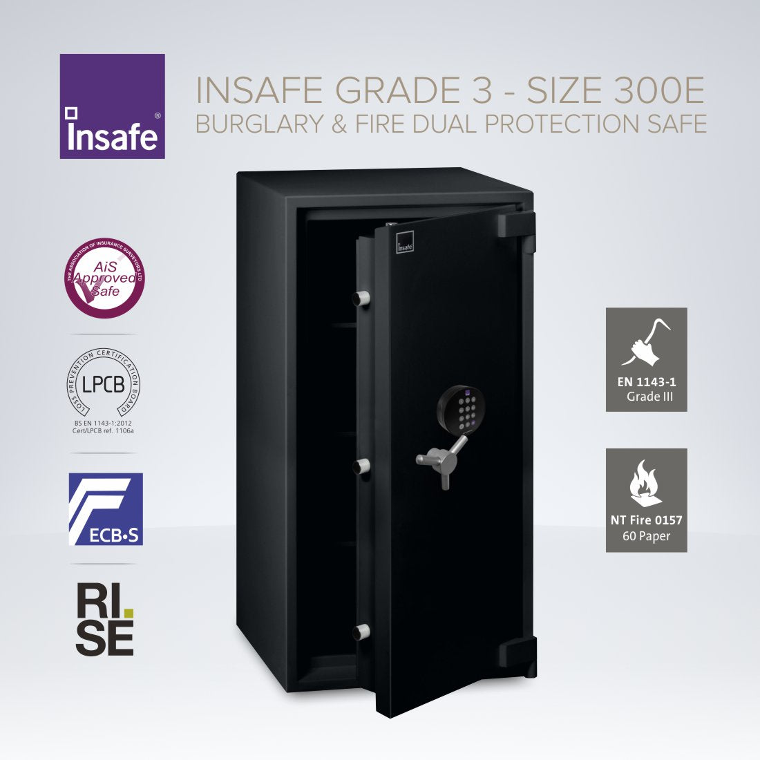 Insafe, Eurograde 3 Safe – Size: 300E – DIGITAL LOCK