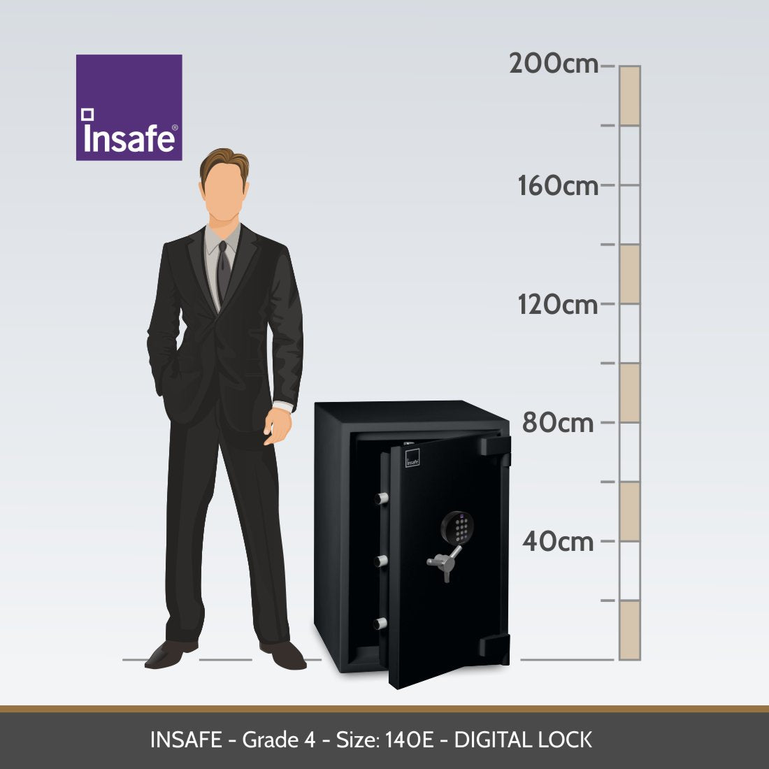 Insafe Grade 4 140E representative size diagram