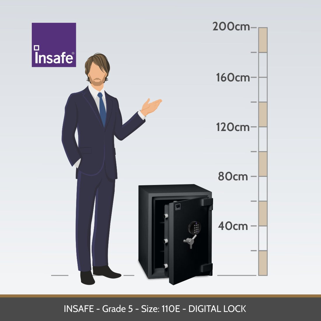 Insafe Grade 5 110E representative size diagram