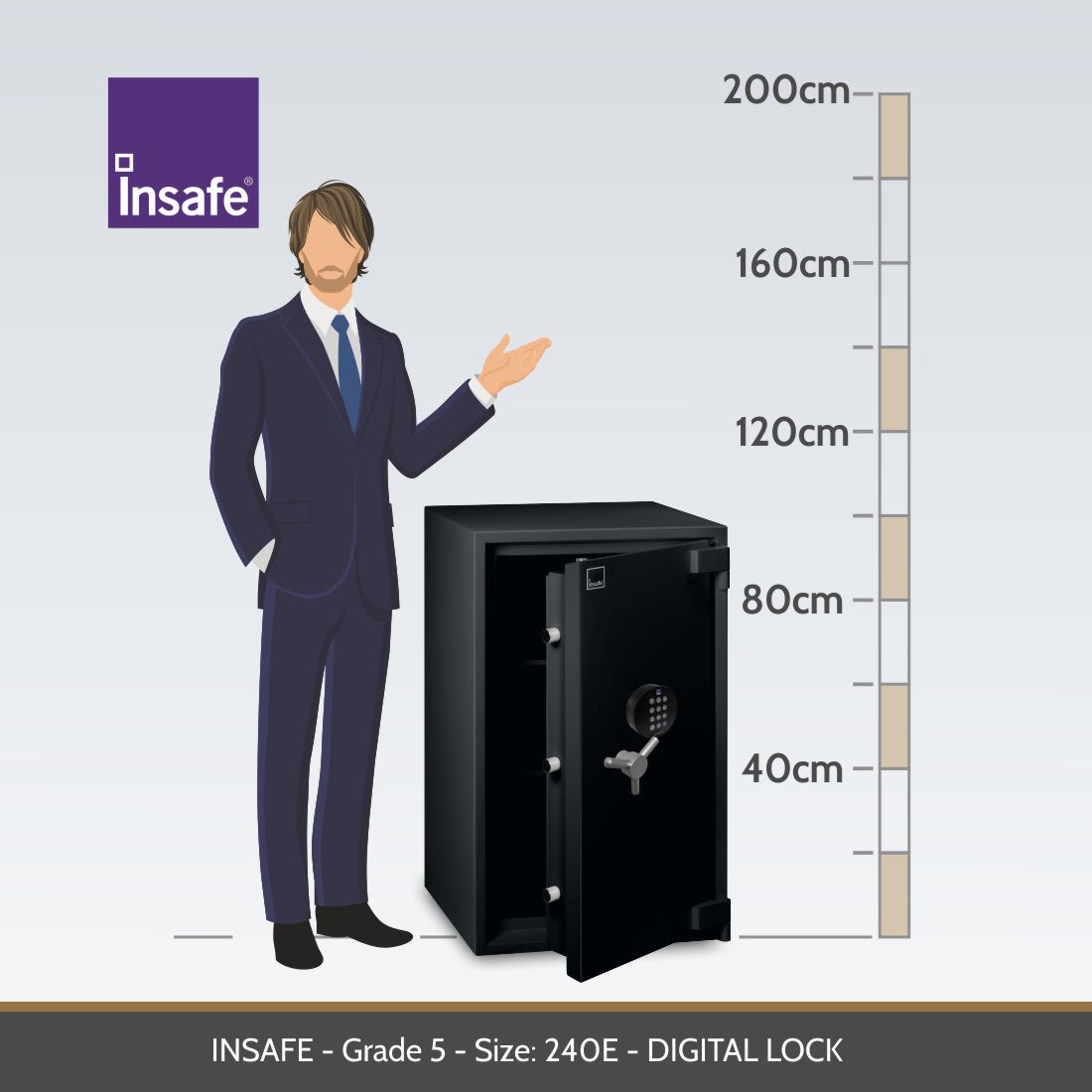 Insafe Grade 5 240E representative size diagram