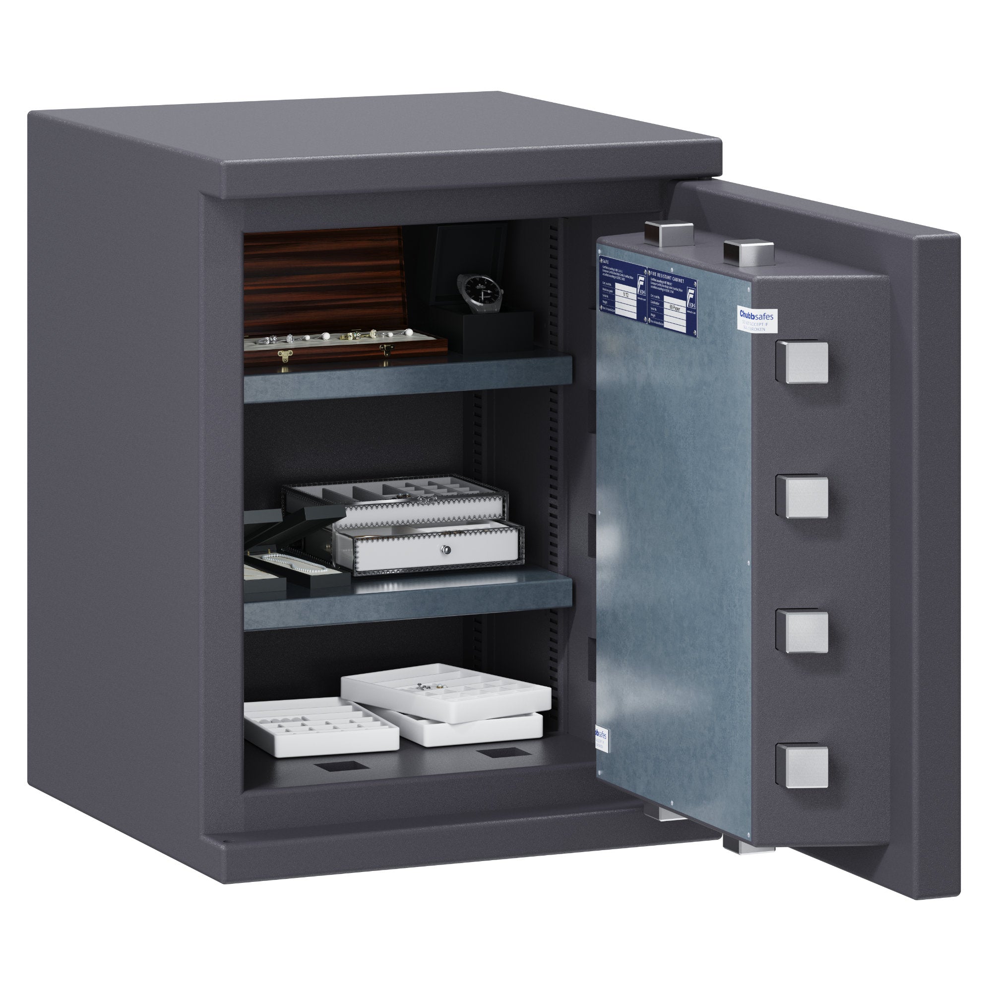 Chubbsafes, Trident DF T2 Eurograde 5 Safe – Size: 65K – KEY LOCK