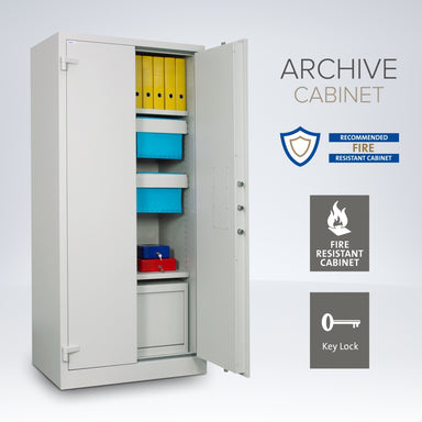 Archive Fire-Resistant Document Cabinet Size: 640E - DIGITAL LOCK