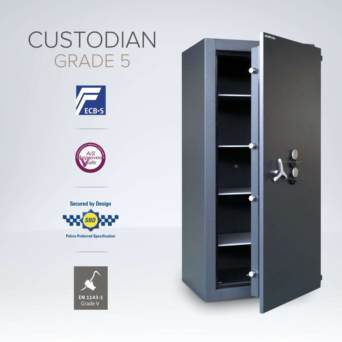 Chubbsafes Custodian Eurograde 5 Safe Size 600 