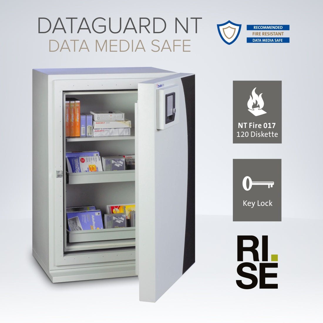 DataGuard NT Data Media Safe | 120K Key Lock | Chubbsafes Online