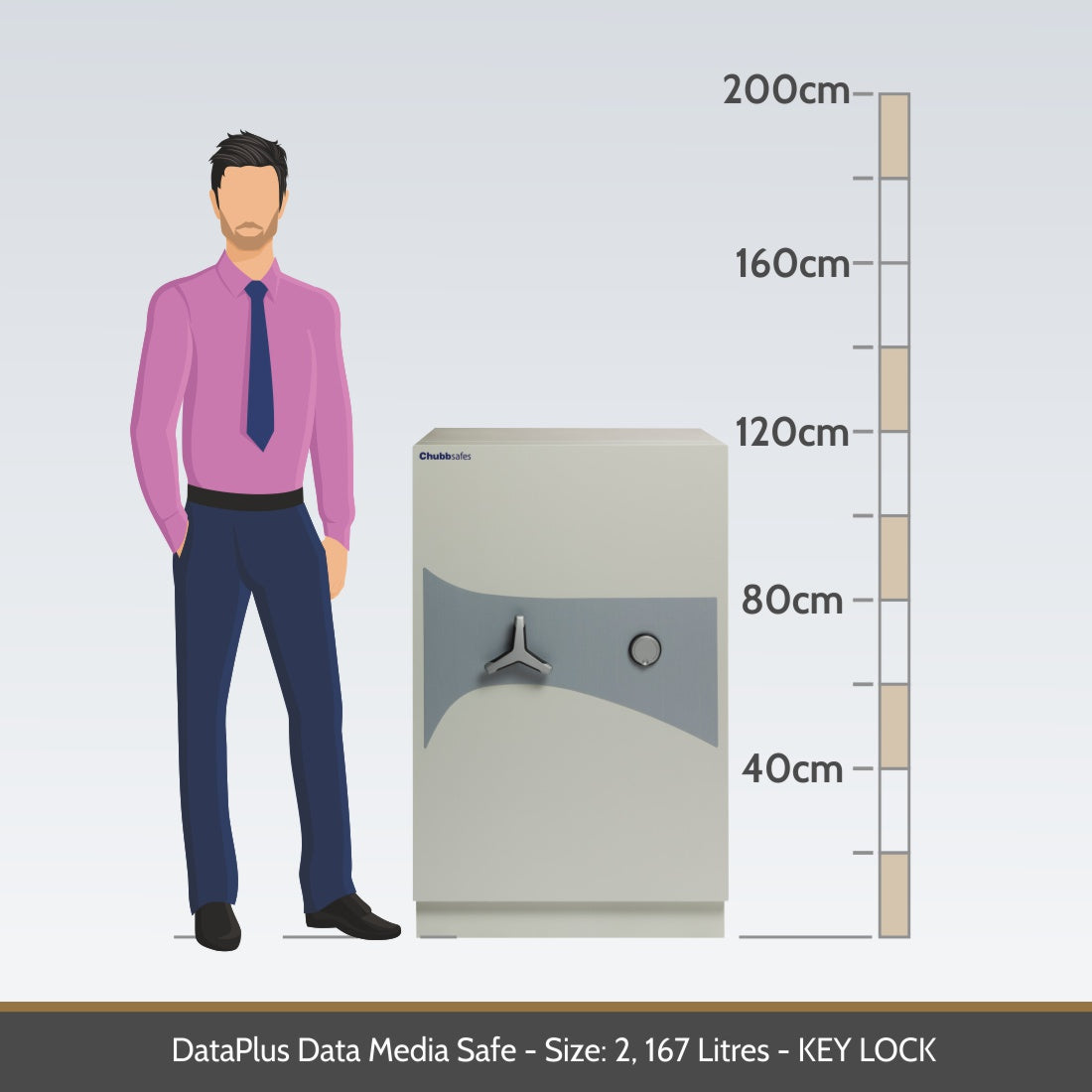 DataPlus Fire Resistant Data Media Safe Size 2