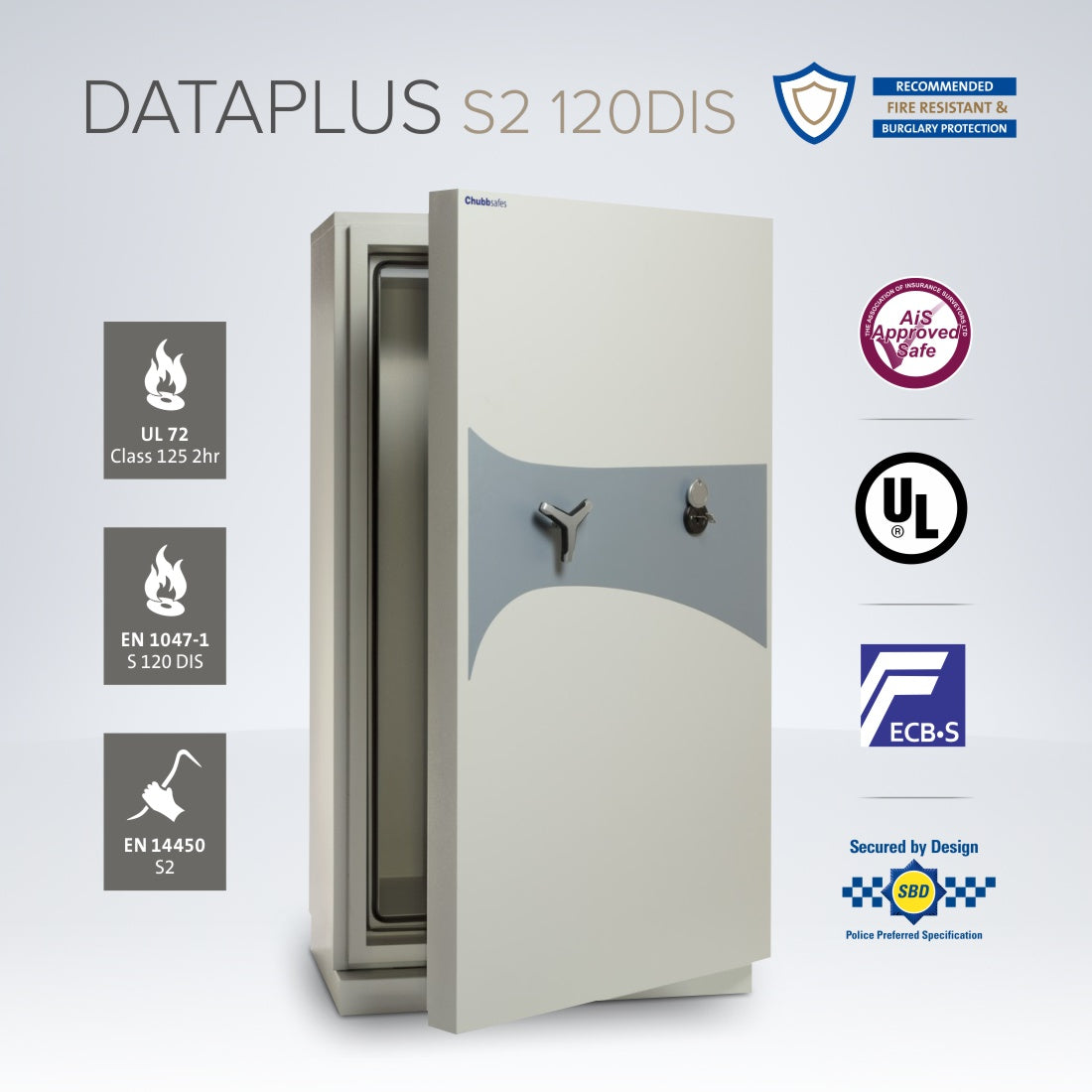 DataPlus Fire Resistant Data Media Safe Size 5 | Chubbsafes Online