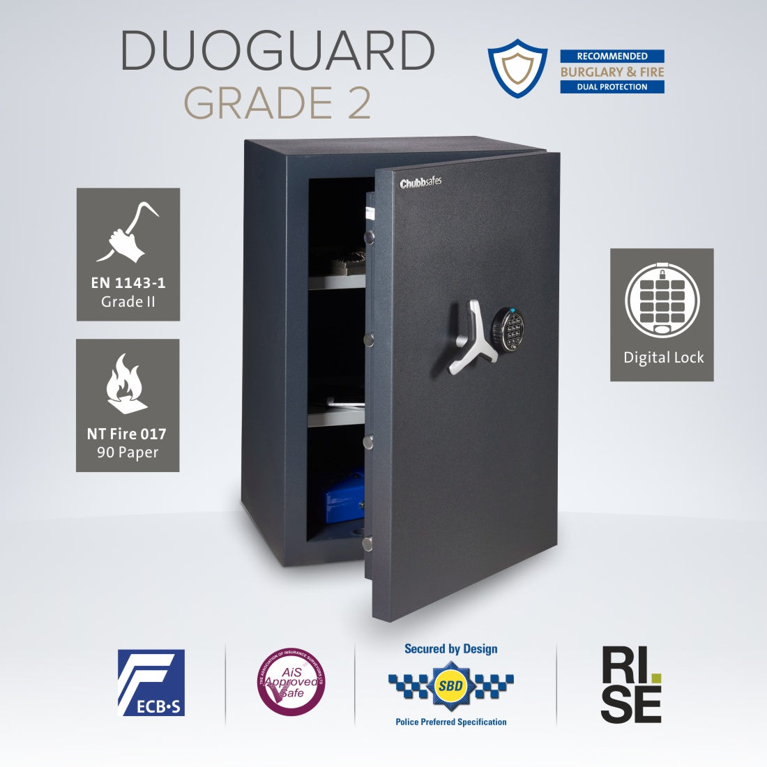 DuoGuard Eurograde 2 Safe Size 150E Digital Lock