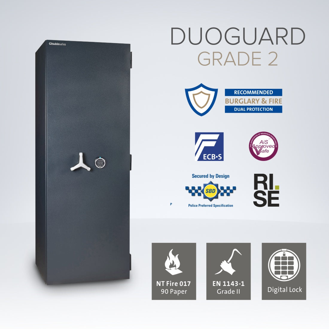 DuoGuard Eurograde 2 Safe Size 300E Digital Lock