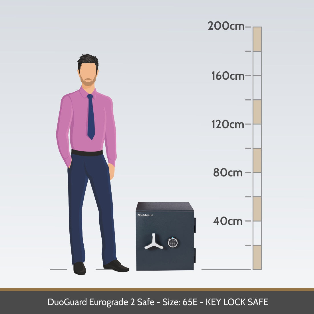 DuoGuard Eurograde 2 Safe Size 65E Digital Lock