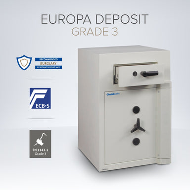 Chubbsafes Europa Grade 3 Deposit Safe Size 2