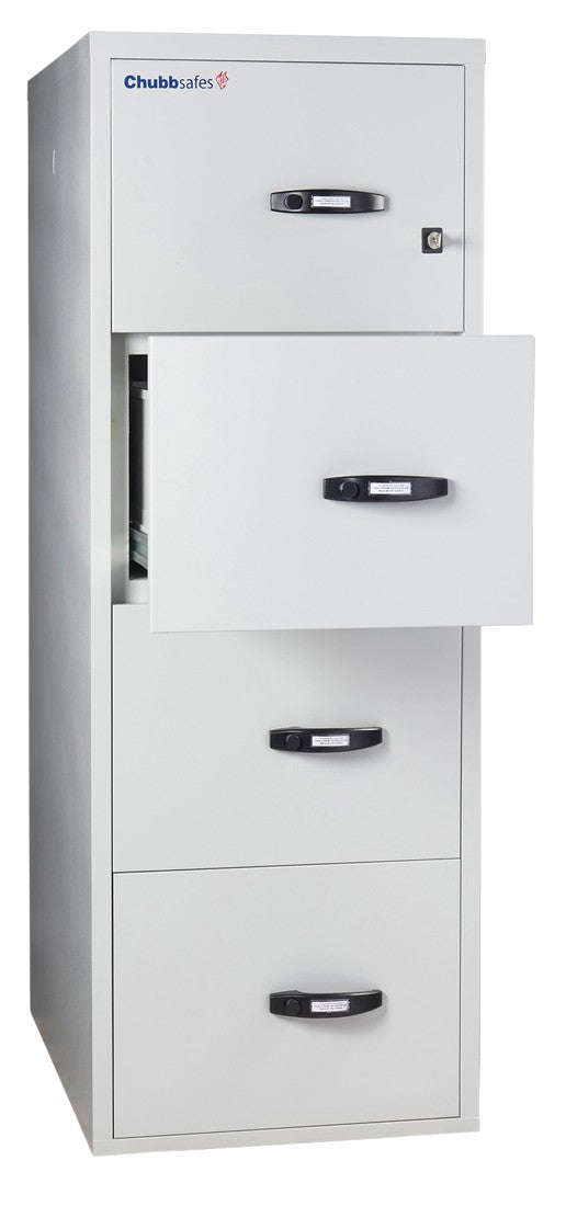 Chubbsafes Fire File 120 Filing Cabinet 4 DRAWER with key lock