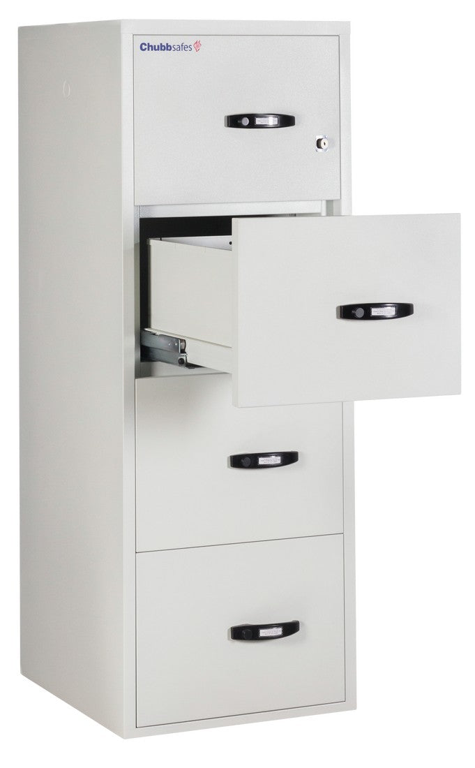 Chubbsafes Fire File 60 Filing Cabinet 4 DRAWER key lock