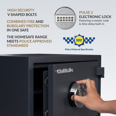 Pulse lock for Chubbsafes HomeSafe S2 30P, 10E Digital Lock Safe