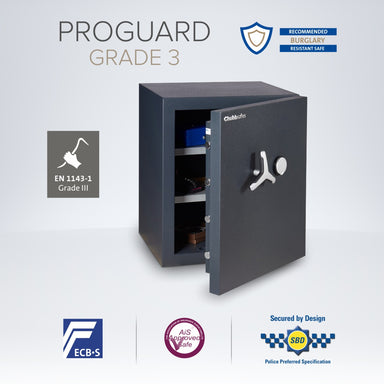 Chubbsafes ProGuard Eurograde 3 Safe Size 110K key lock safe