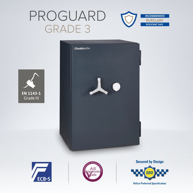 Chubbsafes ProGuard Eurograde 3 Size 150K -key locking safe
