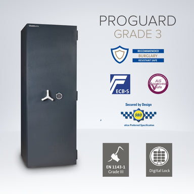 Chubbsafes ProGuard Eurograde 3 Safe Size 300E digital locking safe