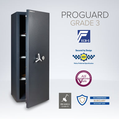 Chubbsafes ProGuard Eurograde 3 Safe Size 300K key locking safe