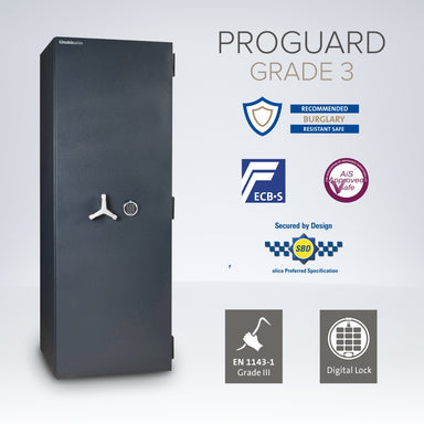 Chubbsafes ProGuard Eurograde 3 Safe Size 450E digital locking safe