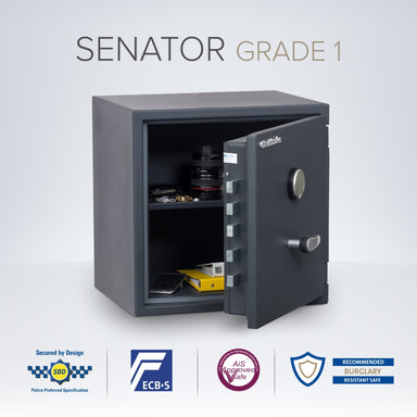 Chubbsafes Senator Eurograde 1 Safe 45K Size Medium key locking safe