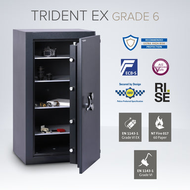 Chubbsafes Trident EX Eurograde 6 Safe Size 420 dual key locking
