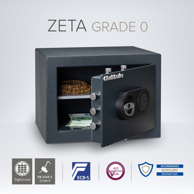 Chubbsafes, ZETA Eurograde 0 Safe 25E Size Small DIGITAL LOCK