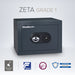 Chubbsafes ZETA Eurograde 1 Safe 25K Size Small KEY LOCK