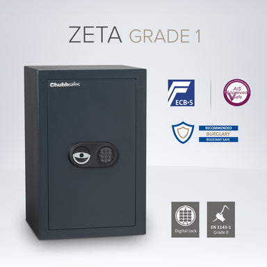 Chubbsafes ZETA Eurograde 1 Safe 65E Size Extra Large DIGITAL LOCK