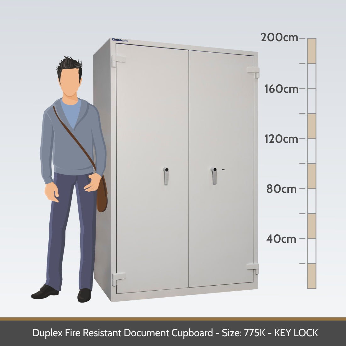 Chubbsafes Duplex Document Cabinet Size 775